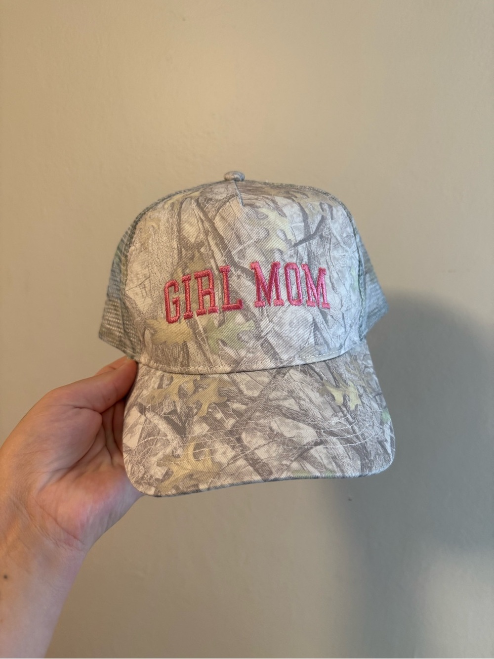 Altard State Girl Mom Pink Embroidered Camo Cap